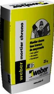 Weber Mortier Chrono 25 kg — photo officielle BigMat