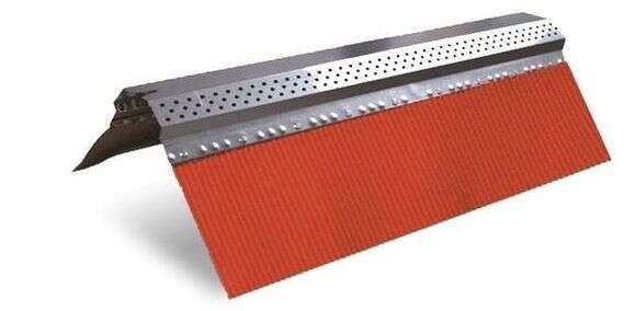 Closoir de ventilation CLOTEK laqué rouge 120 mm x 2 m — image BigMat France