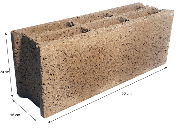 Bloc creux béton 500 x 150 x 200 mm