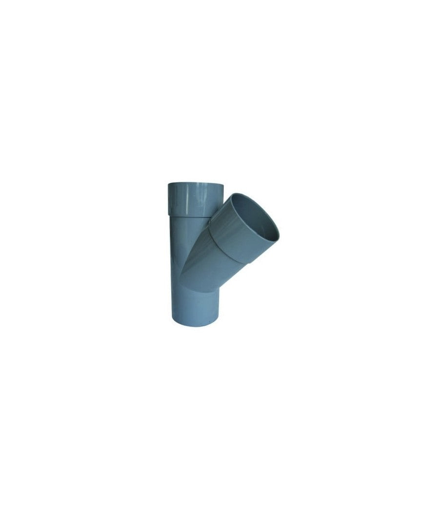 Culotte PVC mâle-femelle 45° diamètre 40 mm