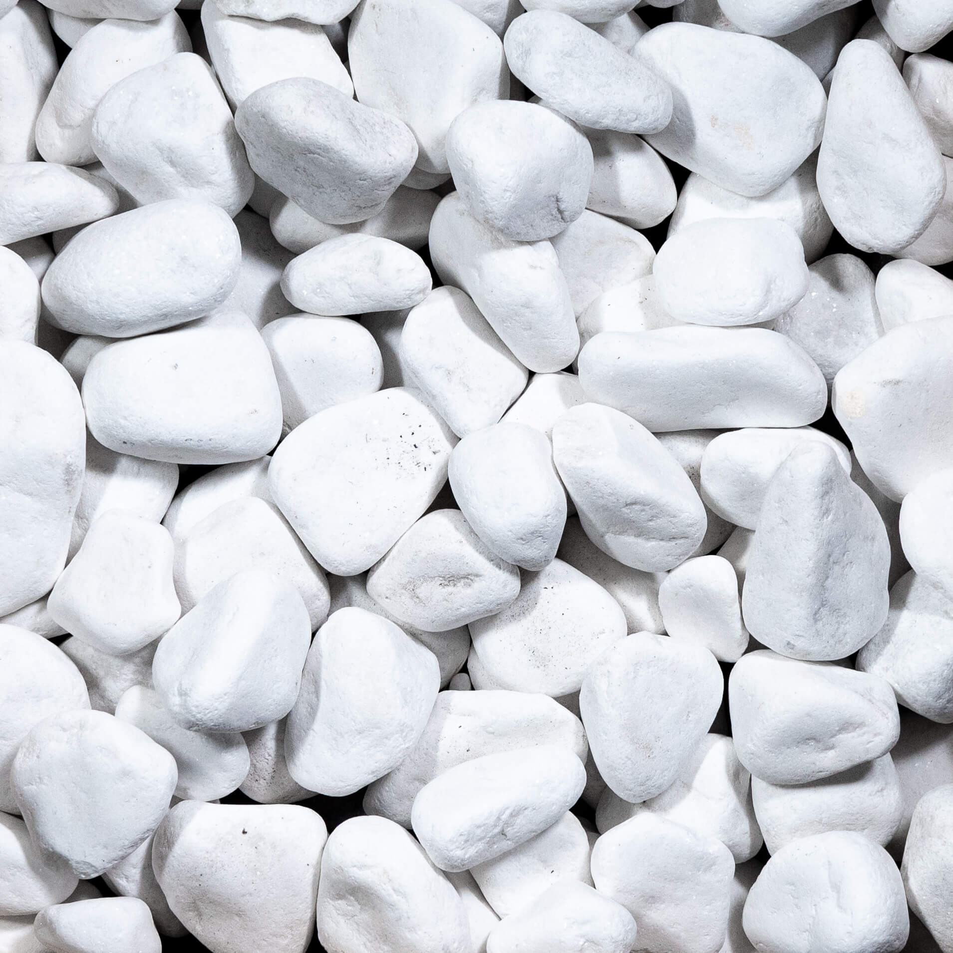 Galet premium blanc 20/40, sac 25 kg