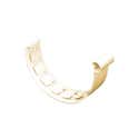 Jonction à coller PVC sable pour gouttière de 33