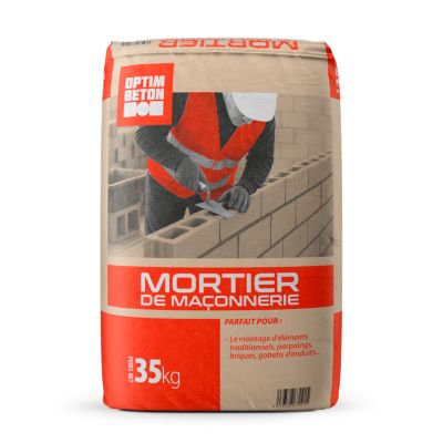 Mortier de maçonnerie Optim Béton 35 kg — photo produit
