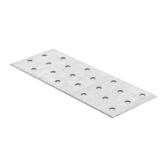 Platine multitrous galvanisée 160 x 60 x 2 mm