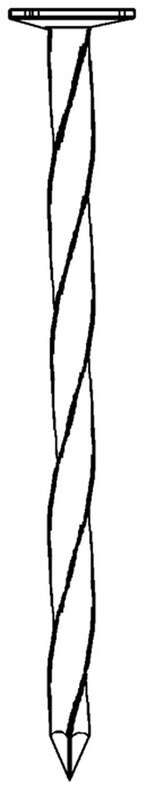Pointe TP BigMat torsadée 3,1 x 70 mm seau 5 kg