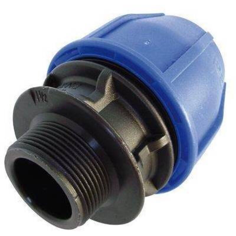 Raccord plastique mâle 20/27 pour tube PE Ø25