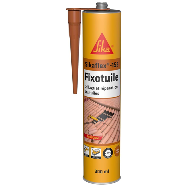 Sikaflex Fixotuile 300 ml pour collage et réparation des tuiles