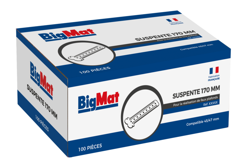 Suspente PL BigMat 17 cm, boîte de 100