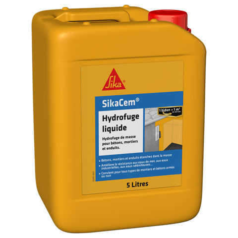SIKACEM HYDROFUGE LIQUIDE DOSE 0.5L — visuel produit vérifié