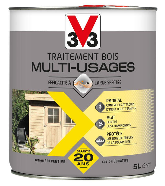 Traitement bois multi-usages 5 L