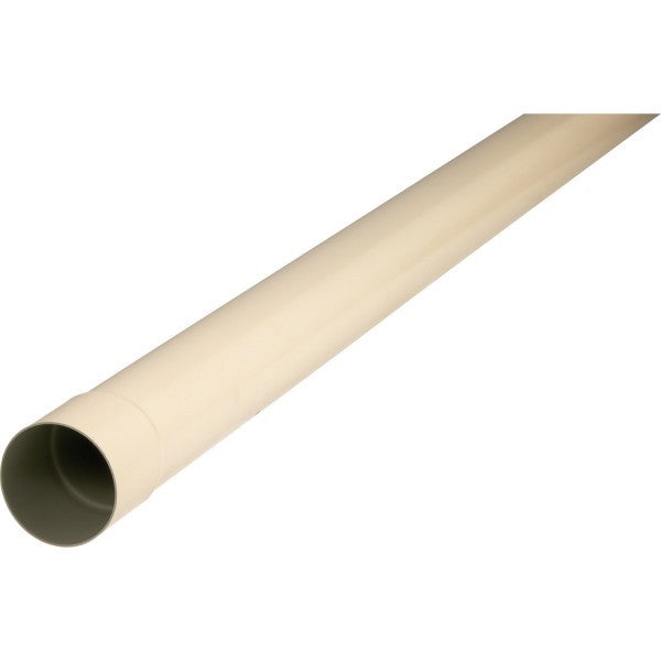Tube de descente PVC sable diamètre 80 mm longueur 2 m