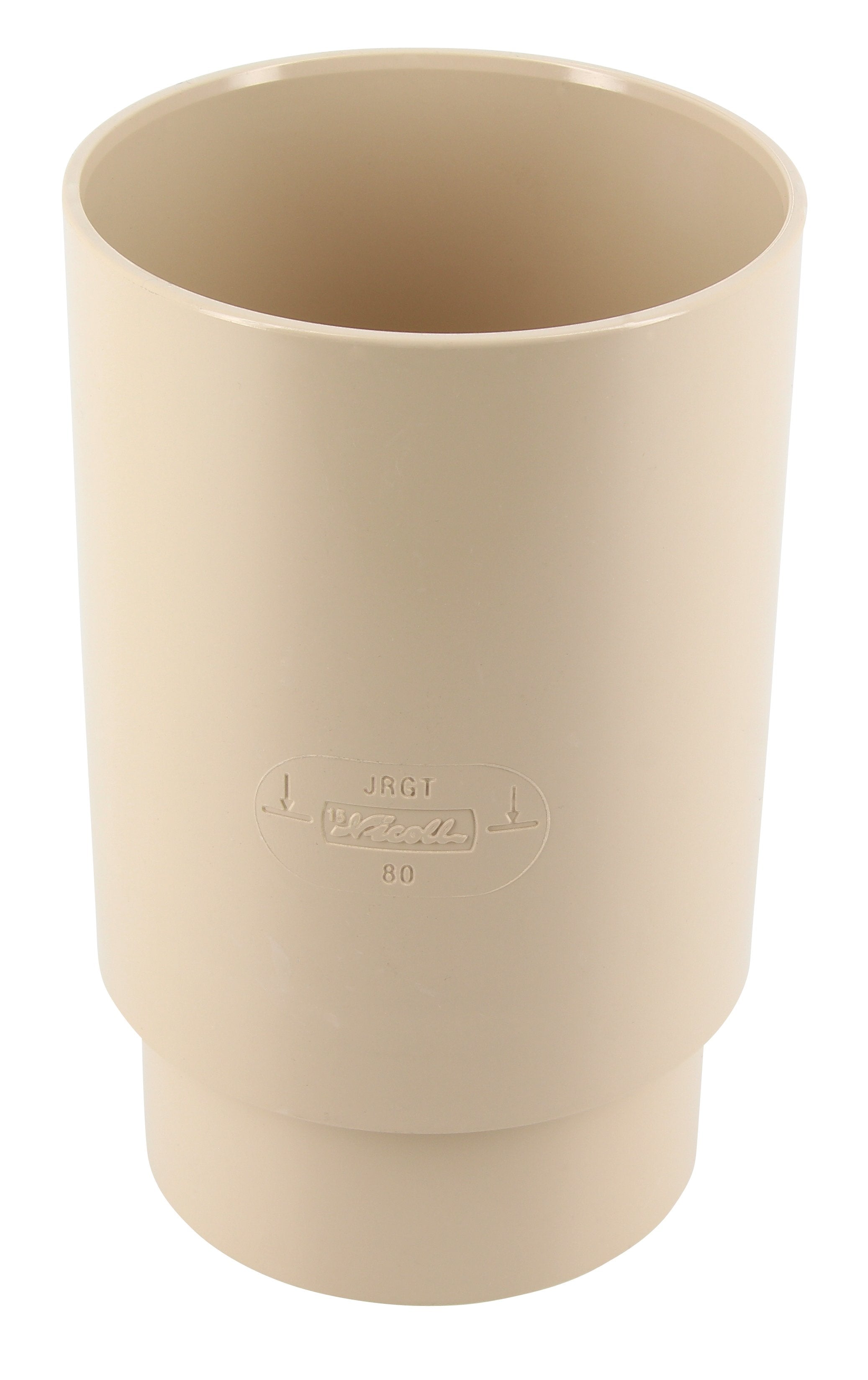 Manchon femelle-femelle PVC sable diamètre 80 mm