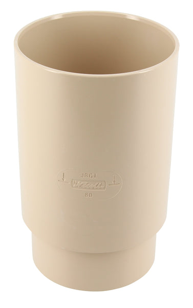 Manchon femelle-femelle PVC sable diamètre 80 mm